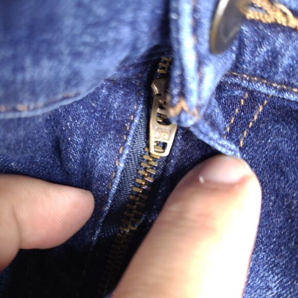 Joe's Jeans Womens Size 27 Blue Cuffed Cropped‎ Cotton Blend Stretch Low Rise - Picture 7 of 15